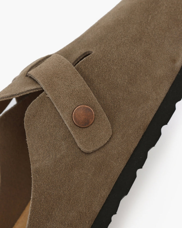 Old Money Suede Clogs