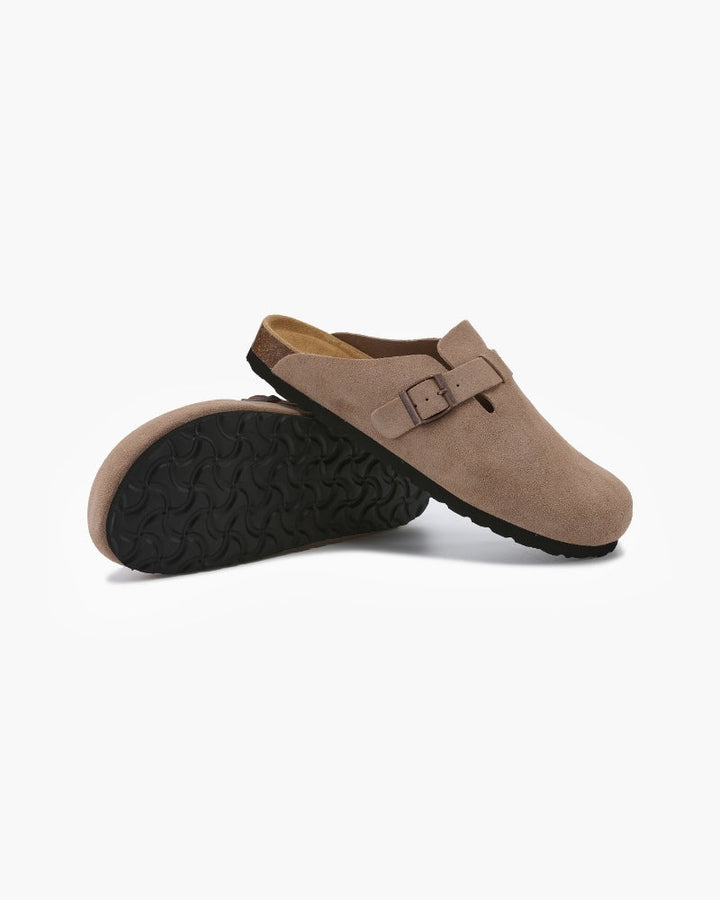 Old Money Suede Clogs