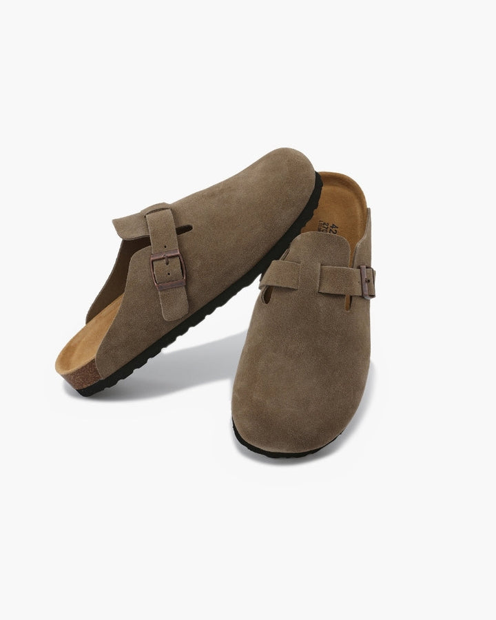 Old Money Suede Clogs