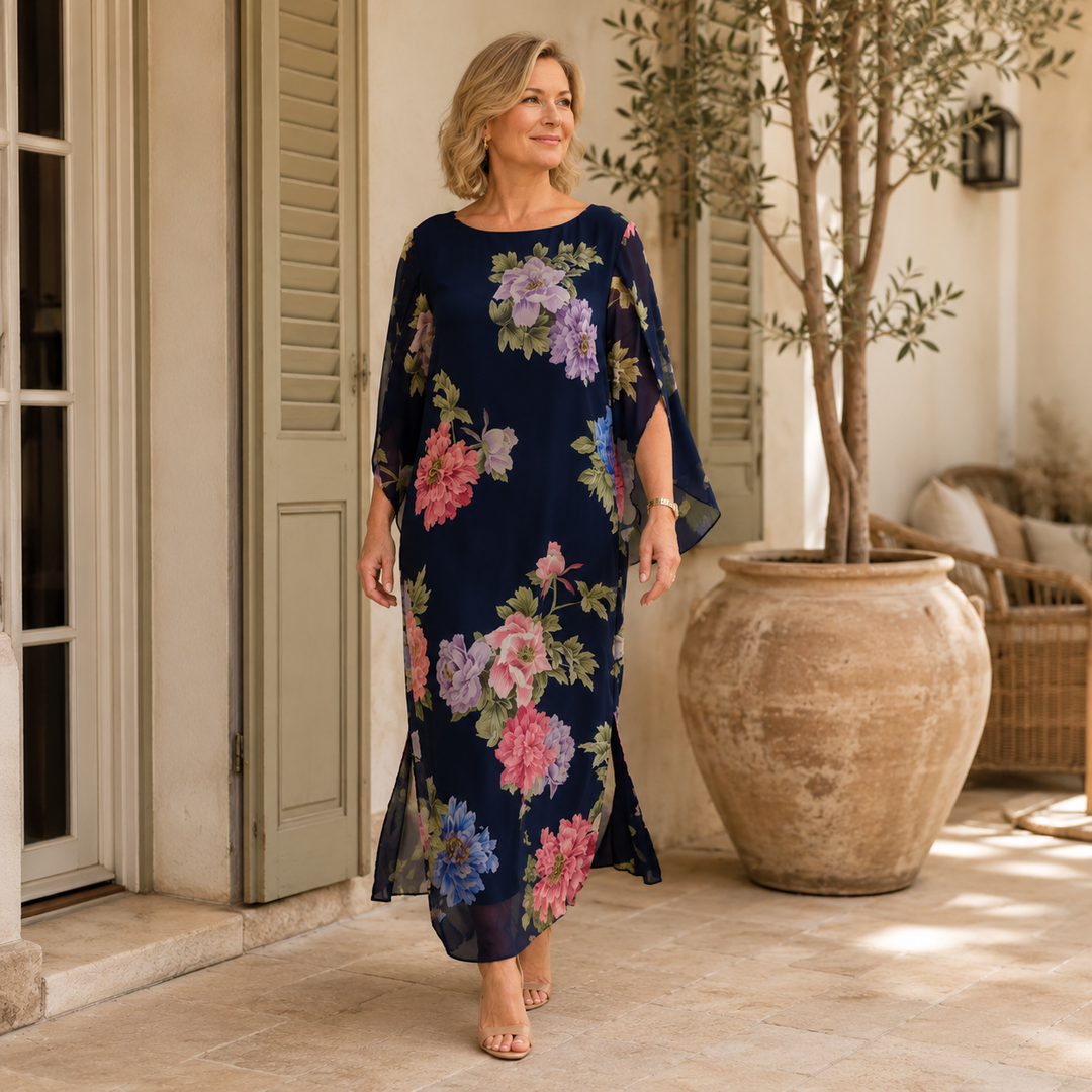 Elena™ | Elegant Floral Dress