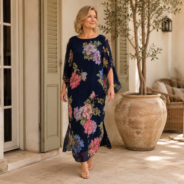 Elena™ | Elegant Floral Dress