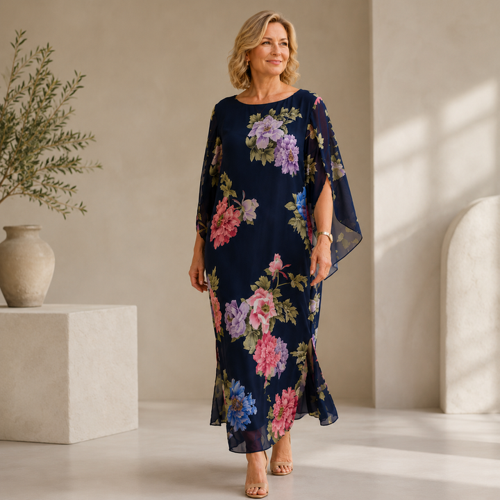 Elena™ | Elegant Floral Dress