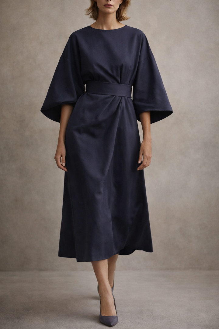 Elara™ | Flowy Elegant Midi Dress